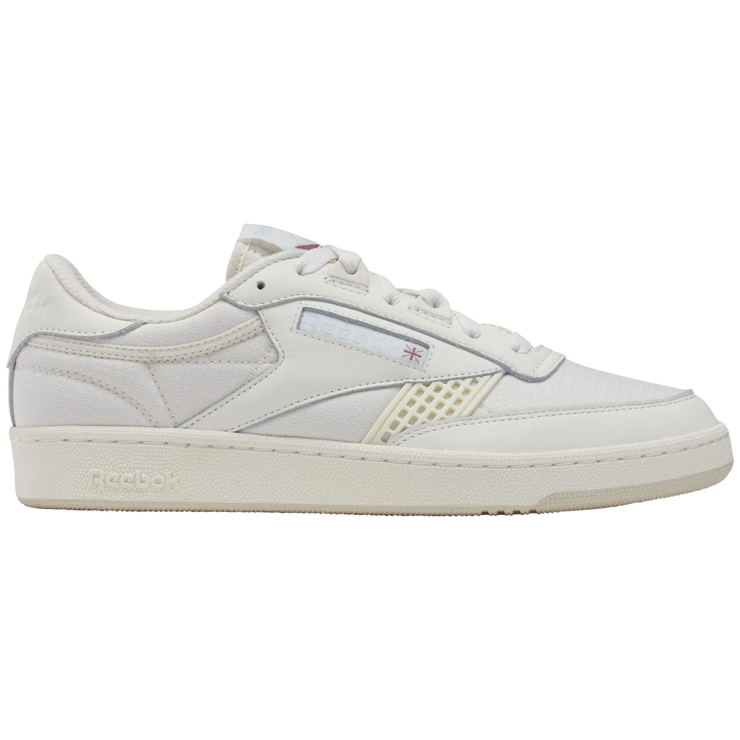 Детские кроссовки для мальчиков кожаные Club C 85 Vintage Reebok, Plaster Putty Vintage Plaster — фото 2