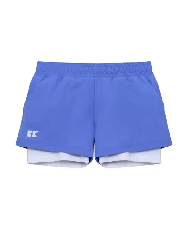 Мальчиковые шорты для бега с завышенной посадкой Courtside Kids, Sky Blue