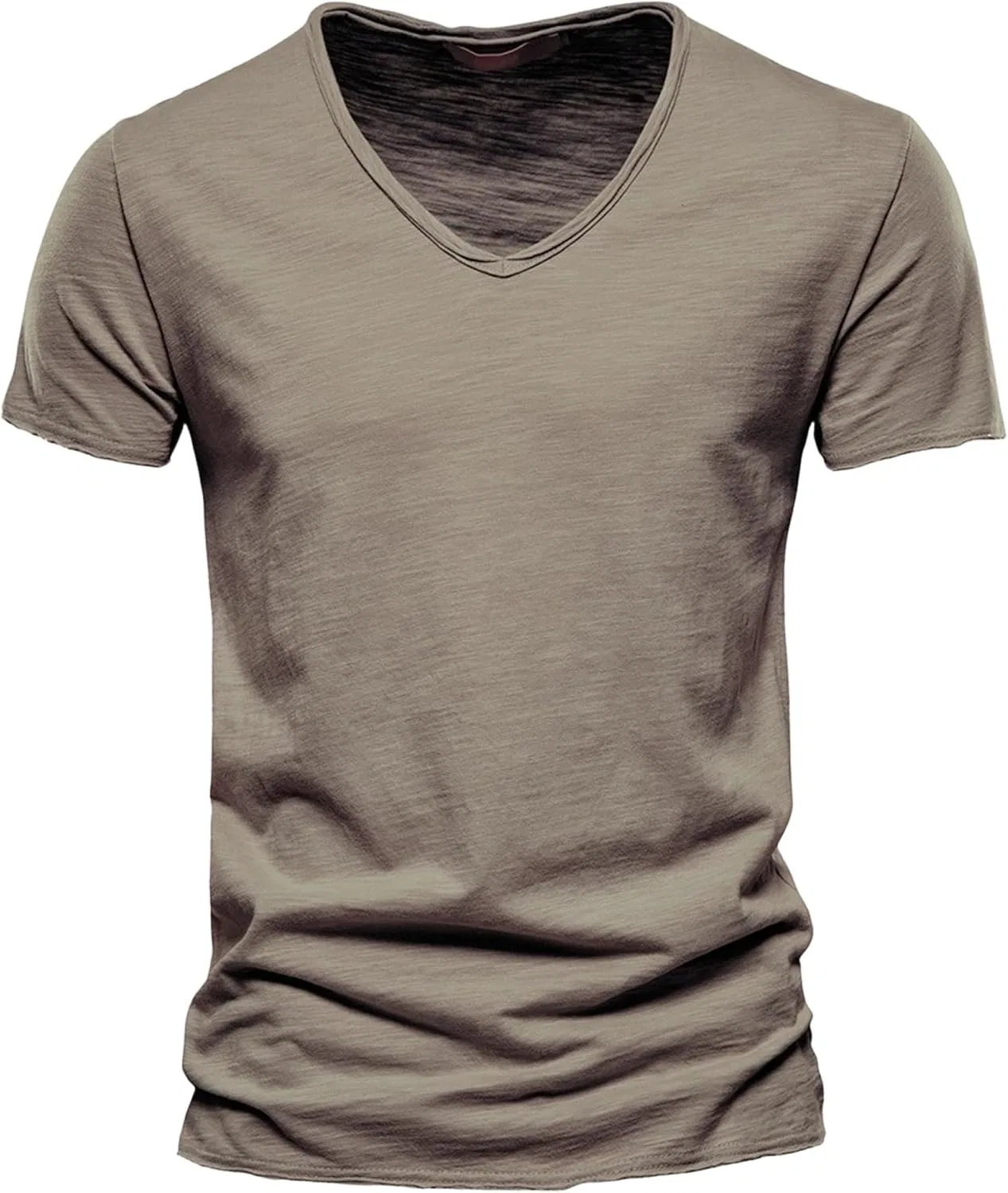 Мужская футболка с V-образным вырезом Running Shirts, Camel