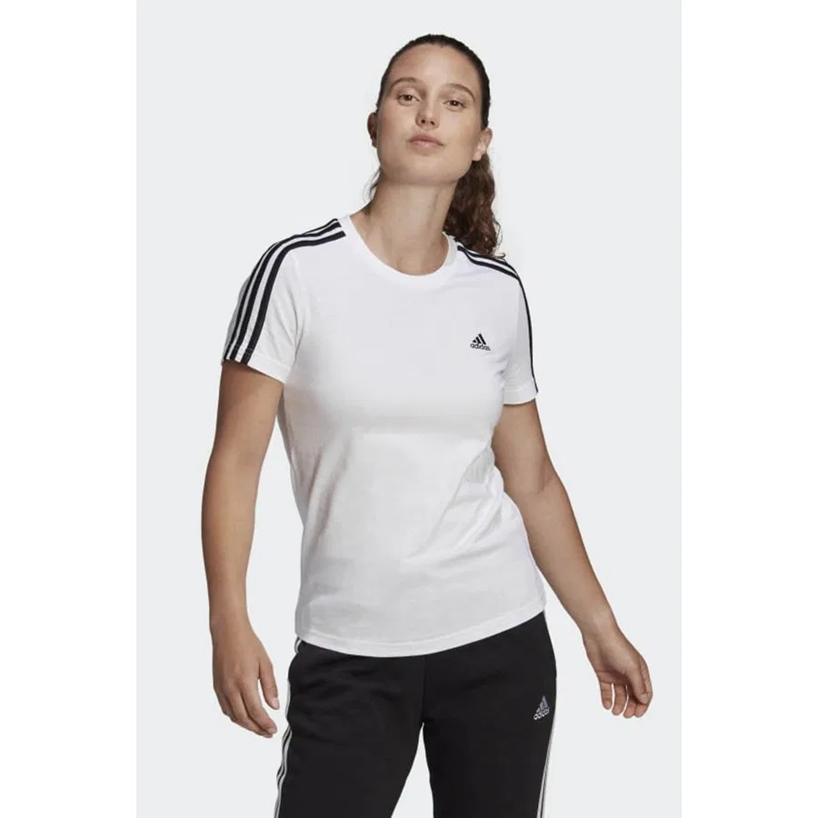 Женская футболка с круглым вырезом adidas GL0783, Белый