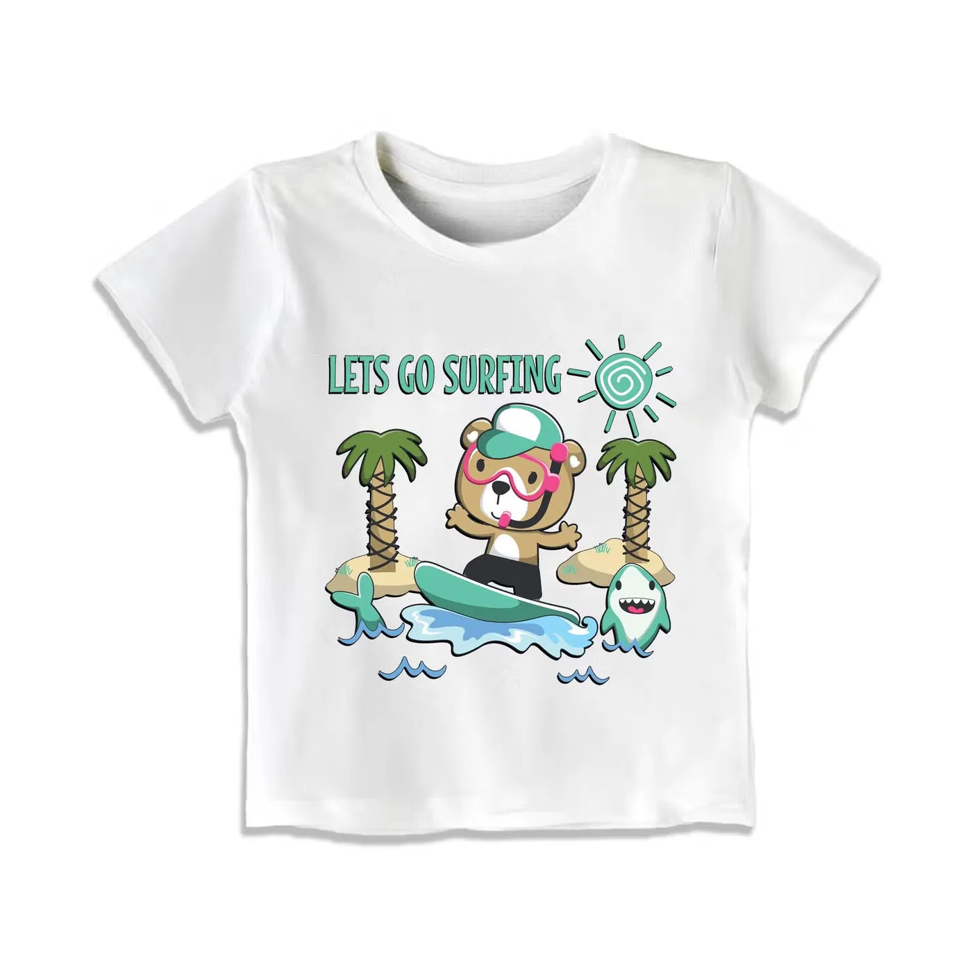 Футболка с принтом Lets Go Surfing Yoo Street, белый