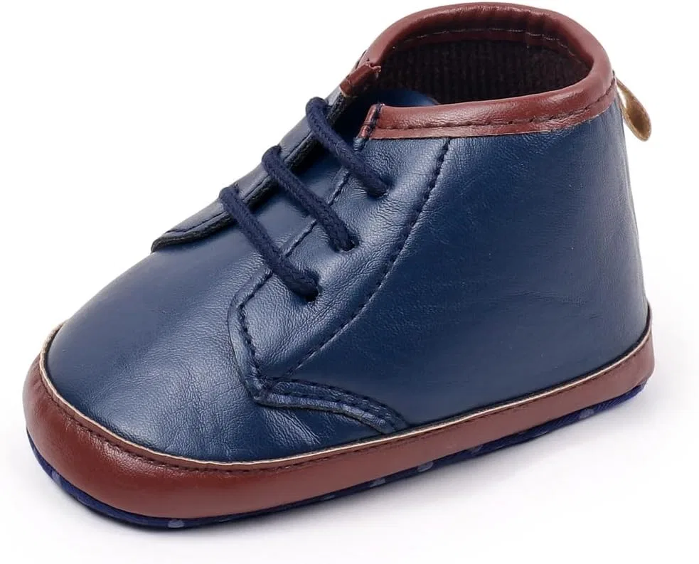 Детские кроссовки с высоким верхом Oxford Purepips, Navy — фото 4
