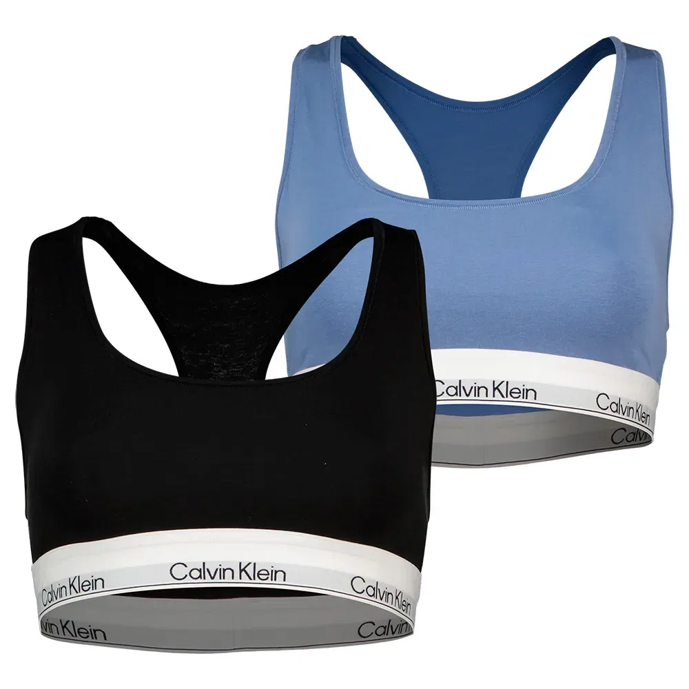 Бюстгальтер-бралетт 2 шт Calvin Klein, синий