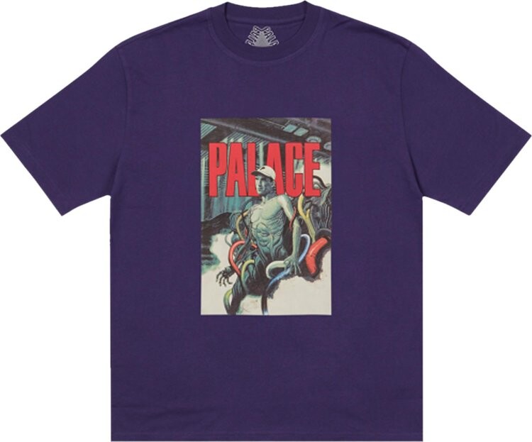 

Футболка Palace Mangas T-Shirt 'Purple', фиолетовый