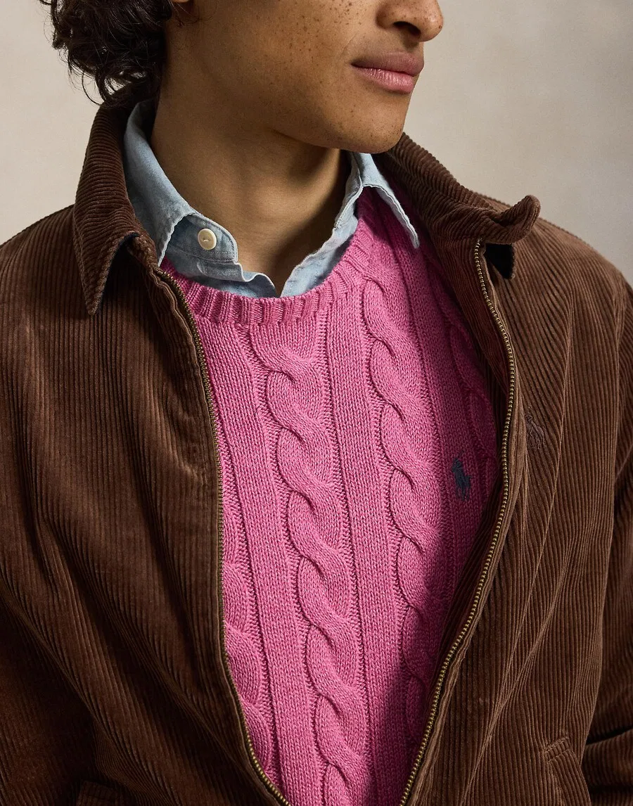 Свитер Polo Ralph Lauren Regular fit 'DRIVER' в розовом цвете — фото 3