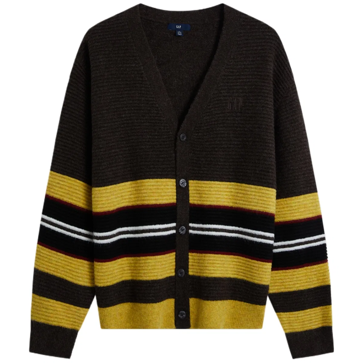 Мужской свитер с V-образным вырезом GAP, Dark Brown
