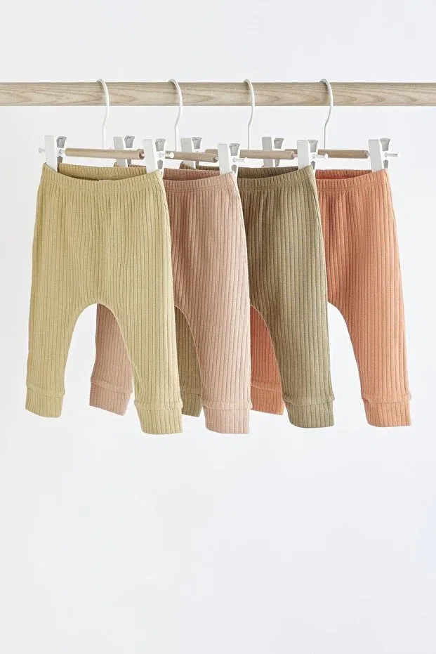 Детский спортивный костюм для девочек 4 предмета хлопковый Next Baby, Green Orange