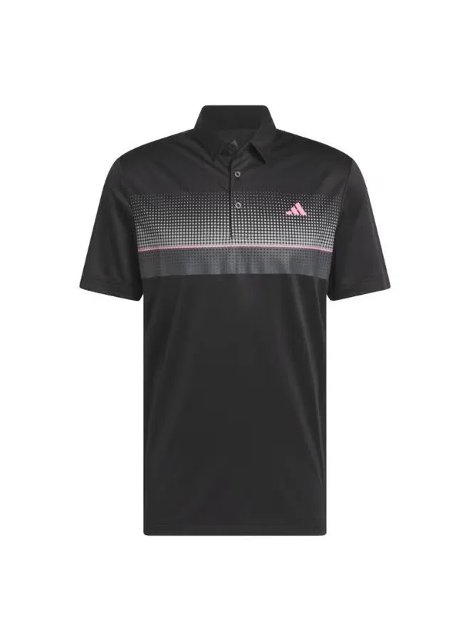 Поло с принтом Performance allover print Adidas, черный — фото 2
