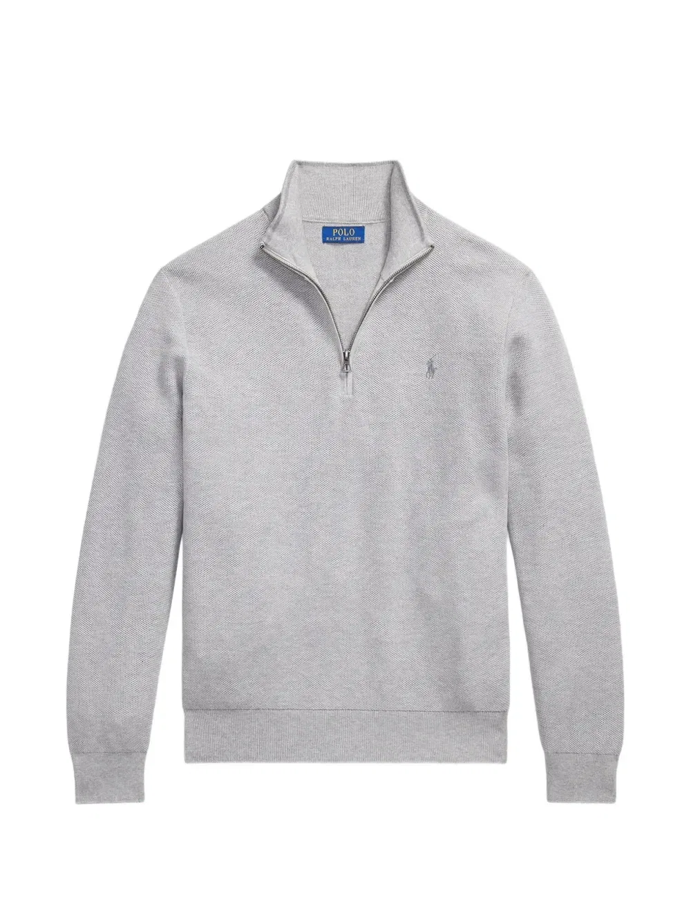 Свитер с ворником на молнии Polo Ralph Lauren, серый
