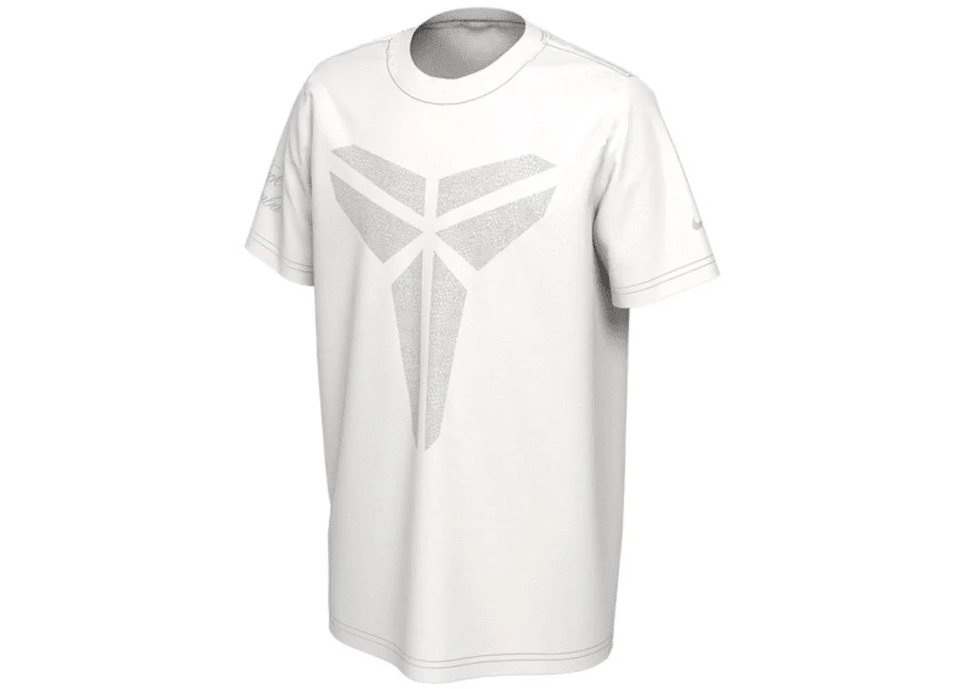 Детская футболка с принтом Nike Mamba Halo, Белая