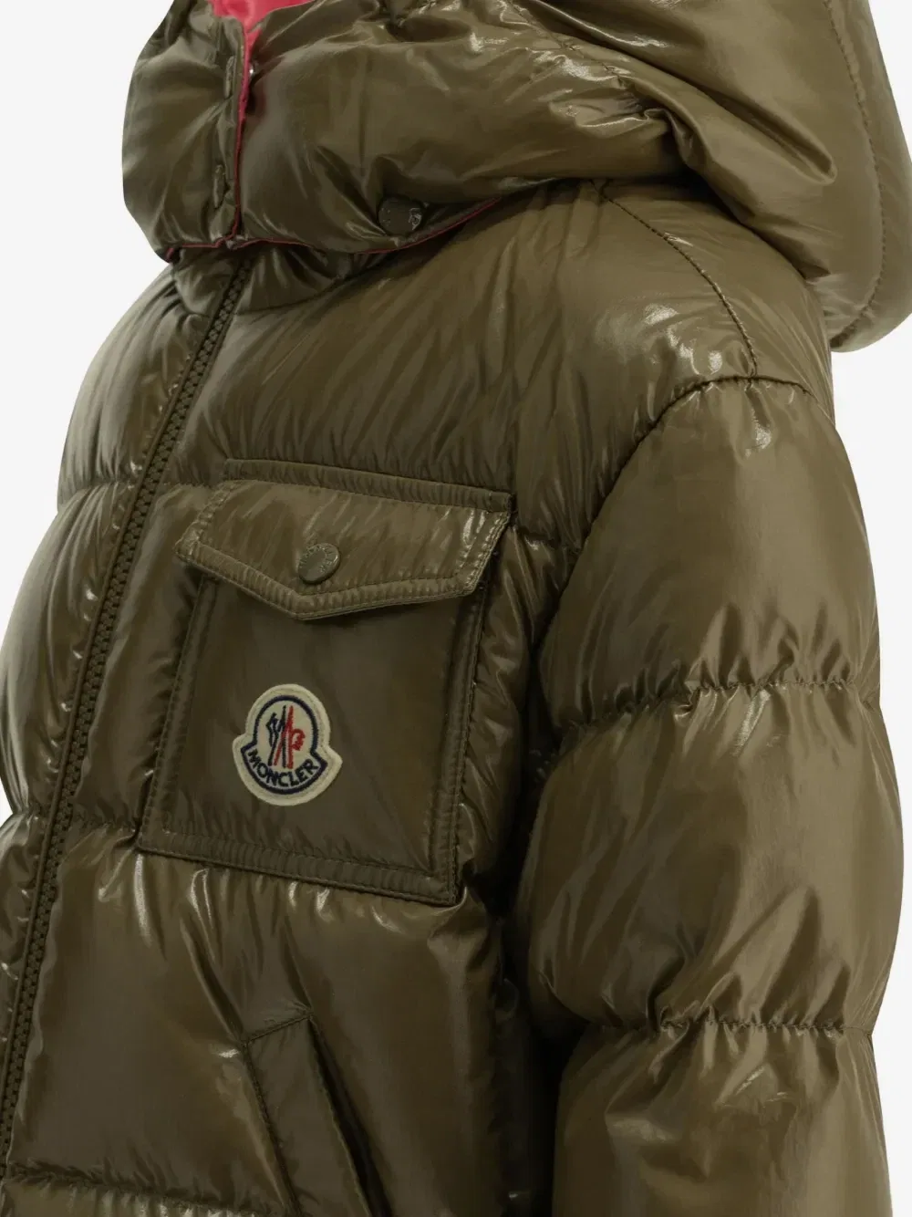Стеганая куртка New Andro с капюшоном Moncler Enfant, зеленый — фото 3