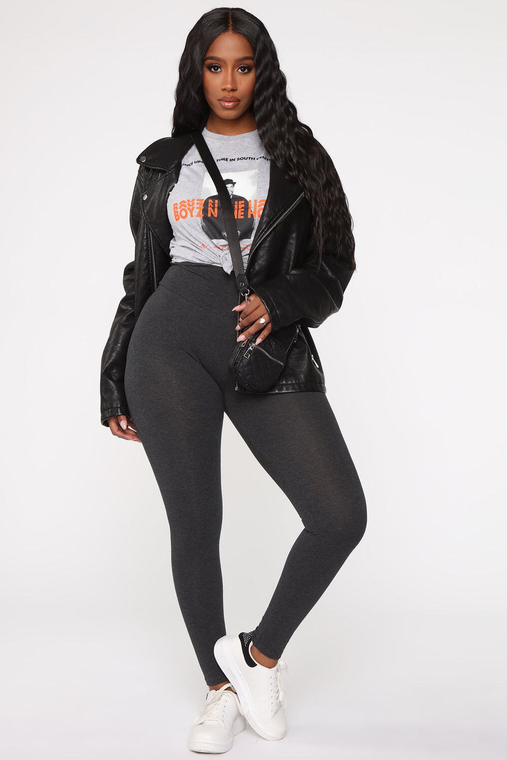 

Леггинсы Fashion Nova 72579XL, угольный