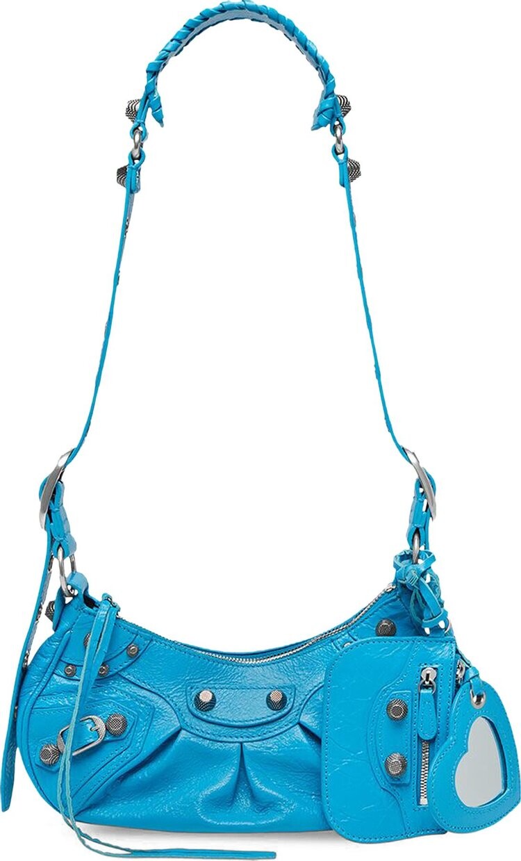 

Сумка Balenciaga XS Le Cagole Shoulder Bag Blue, синий