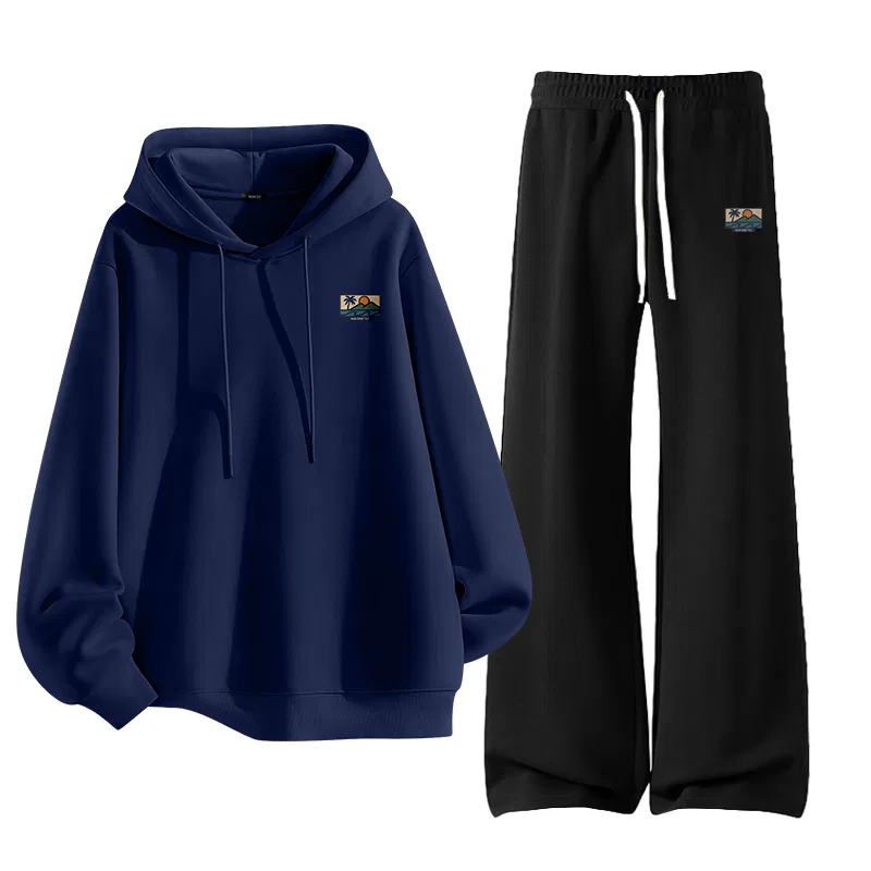 Детский комплект спортивной одежды Минисо, MINISO, Navy Blue/Black