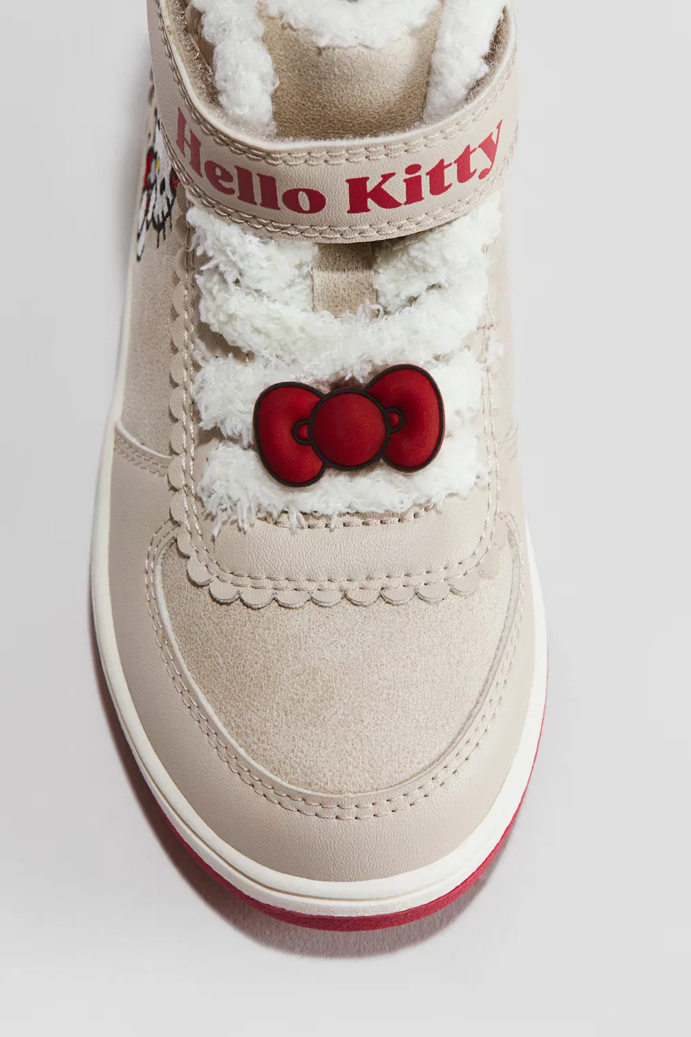 Утепленные высокие кроссовки H&M, Beige/Hello Kitty — фото 3