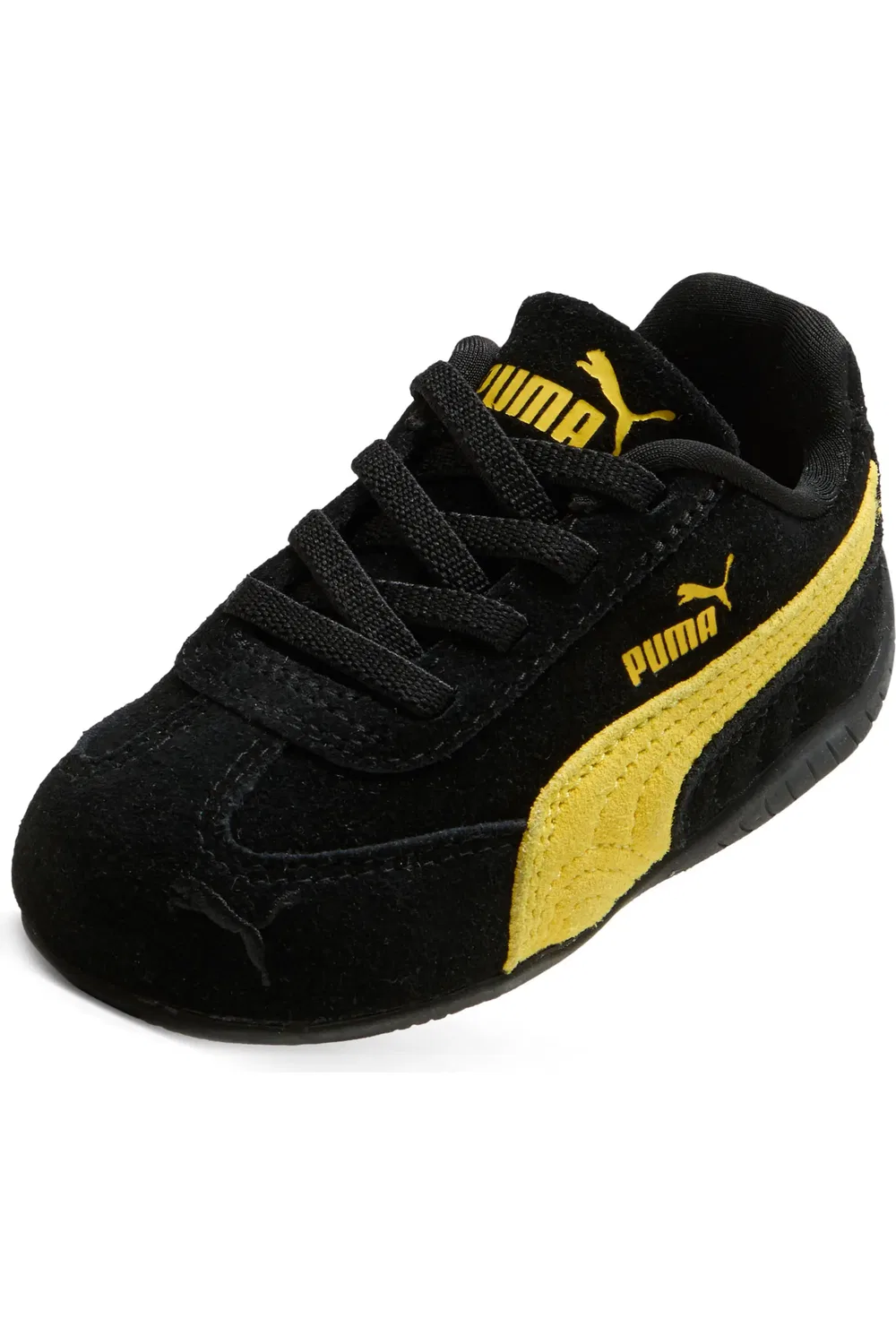 Детские кроссовки на шнуровке Speedcat OG PUMA, Puma Black/Yellow — фото 4