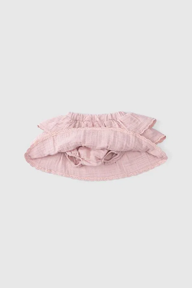 Детская юбка с принтом Little Gusto, Pink — фото 2