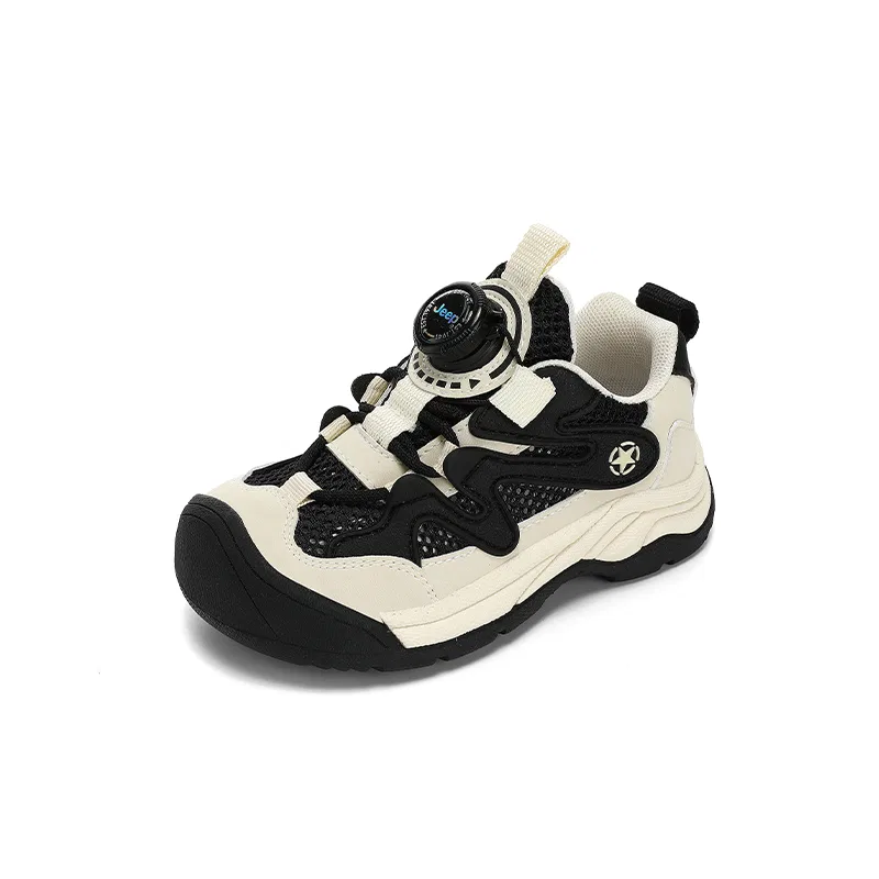 Детские кроссовки Jeep Explorer 2.0 Low top Casual Shoes, Beige Black — фото 3