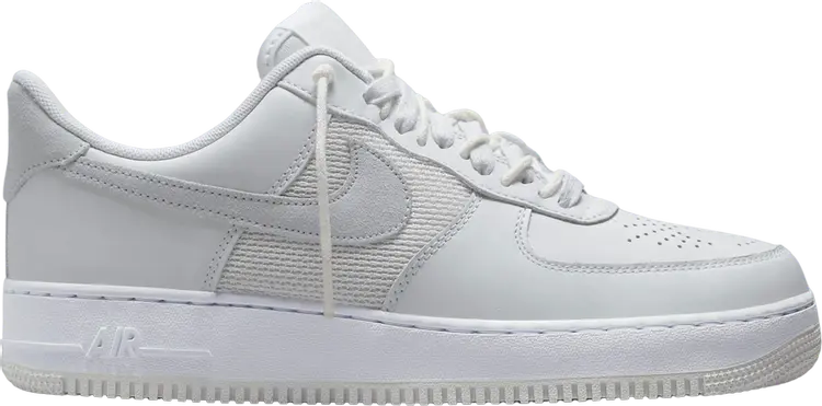 

Кроссовки Nike Slam Jam x Air Force 1 Low 'Triple White', белый, Белый;серый, Кроссовки Nike Slam Jam x Air Force 1 Low 'Triple White', белый