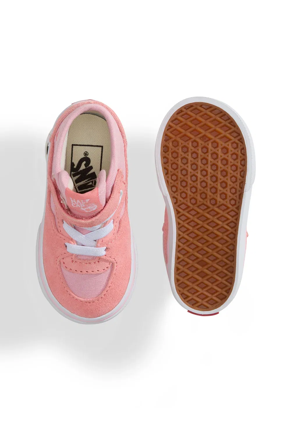 Полуразборная обувь на эластичных шнурках. Унисекс - детская обувь Vans, Dark Pink — фото 3