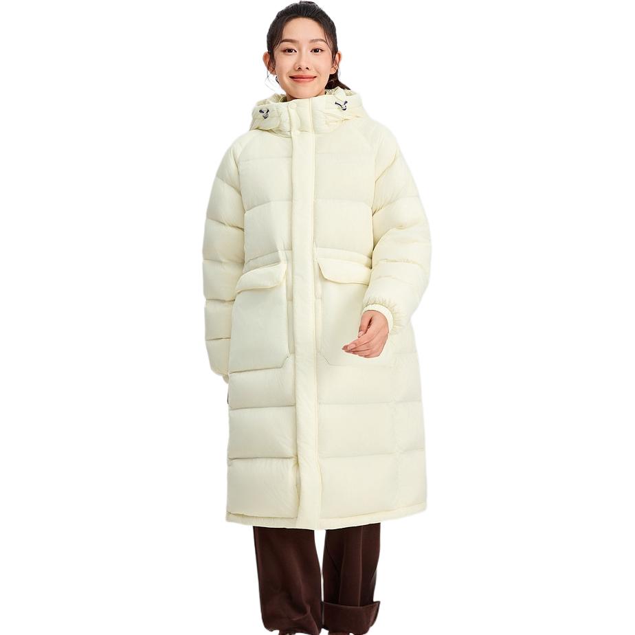 

Skechers Женский пуховик кремово-белый 031A, Cream White-031A