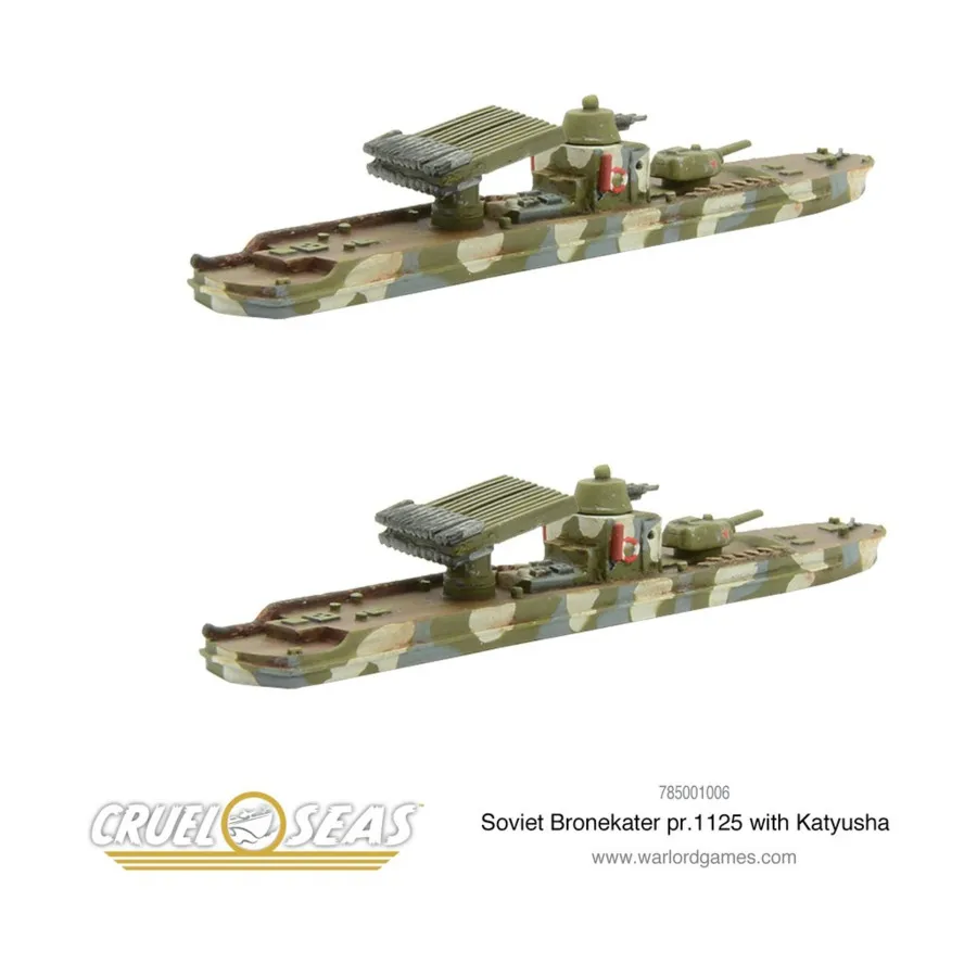 

Советский Бронекатер пр.1125 с "Катюшей", Cruel Seas (1/300)