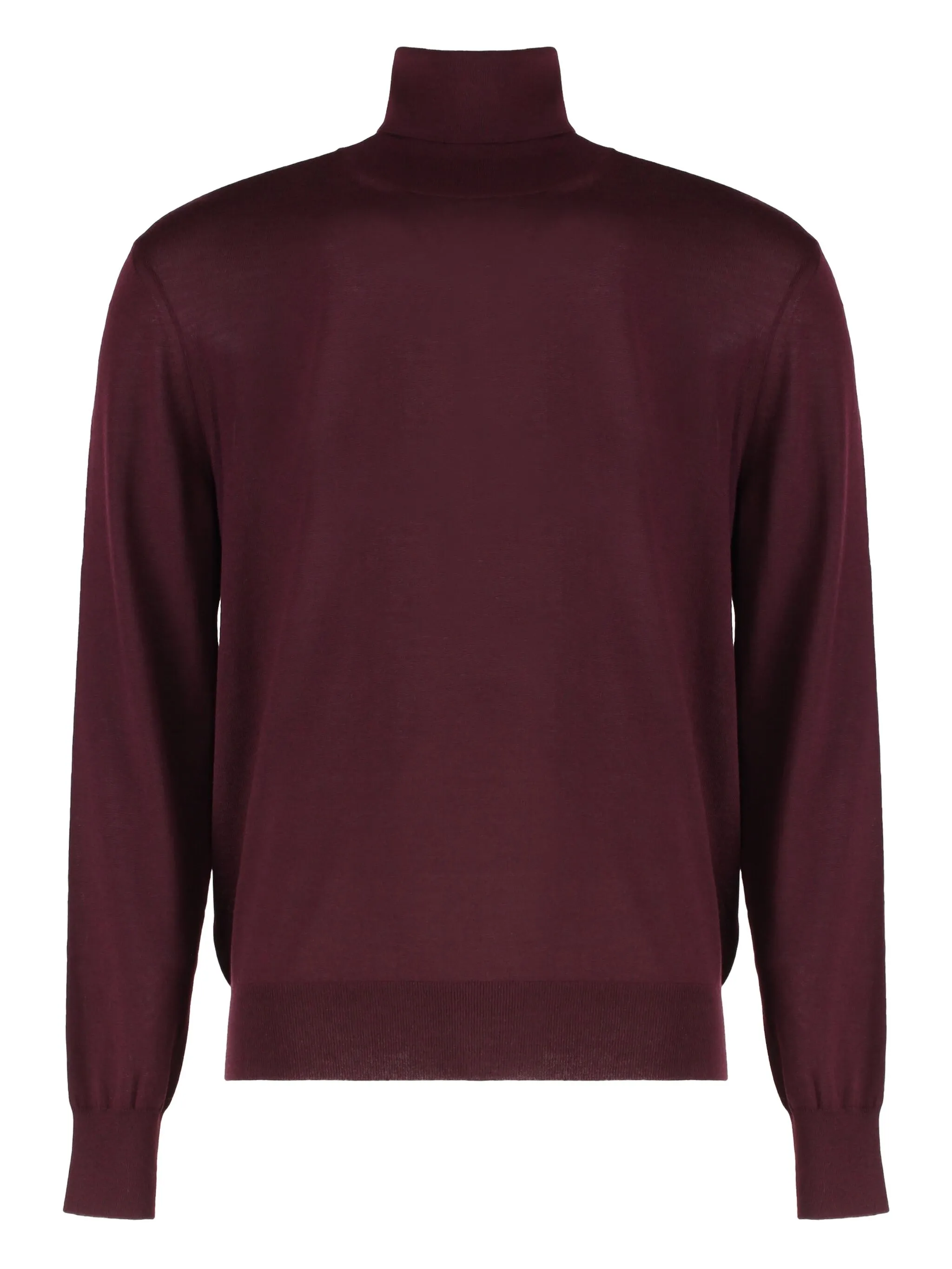 

Свитер с высоким воротником Saint Laurent, красный