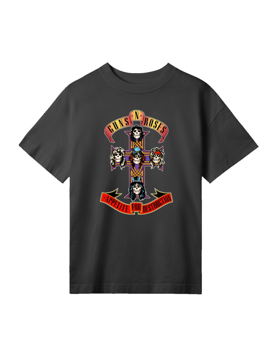 

Рубашка F4NT4STIC GunsnRoses Appetite For Destruction, черный