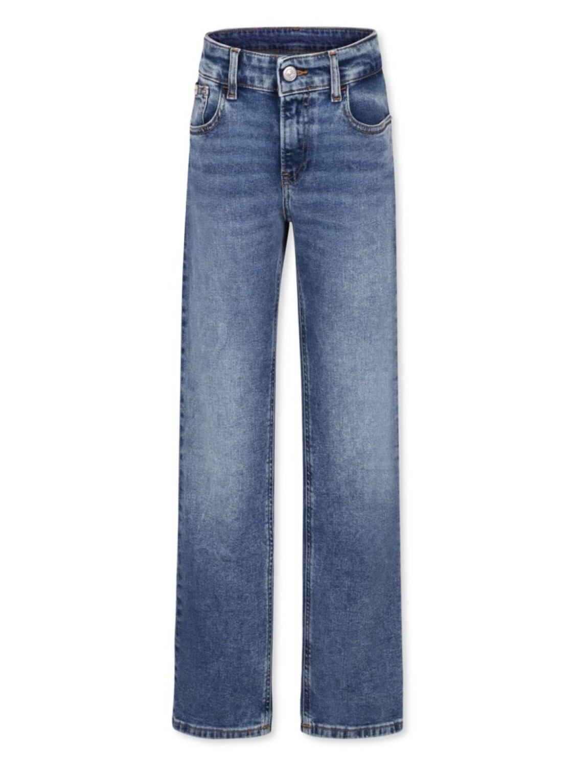 

Прямые джинсы средней посадки Calvin Klein Kids, синий