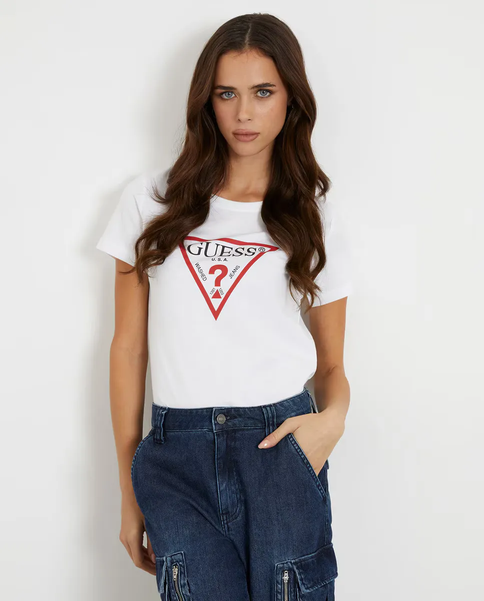 

Женская базовая футболка Guess, белый