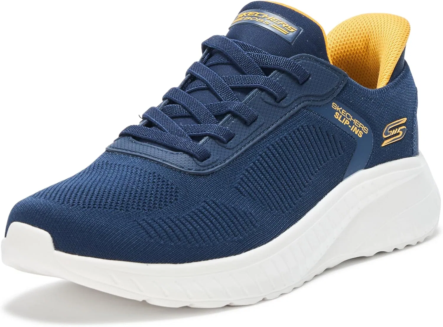 Мужские кроссовки Skechers Bobs Squad Chaos Solid Step, Navy