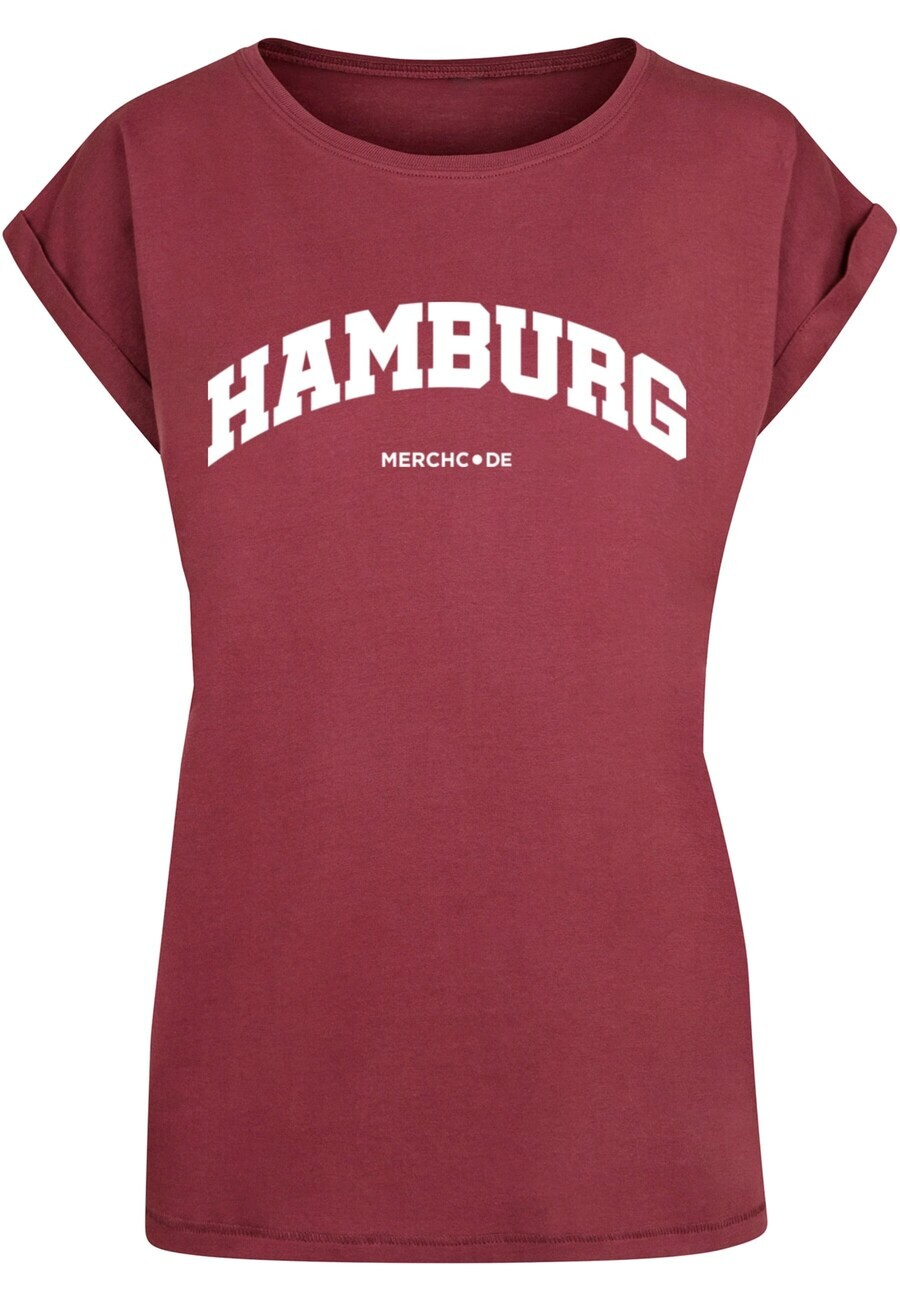 

Футболка Merchcode HAMBURG, бордовый