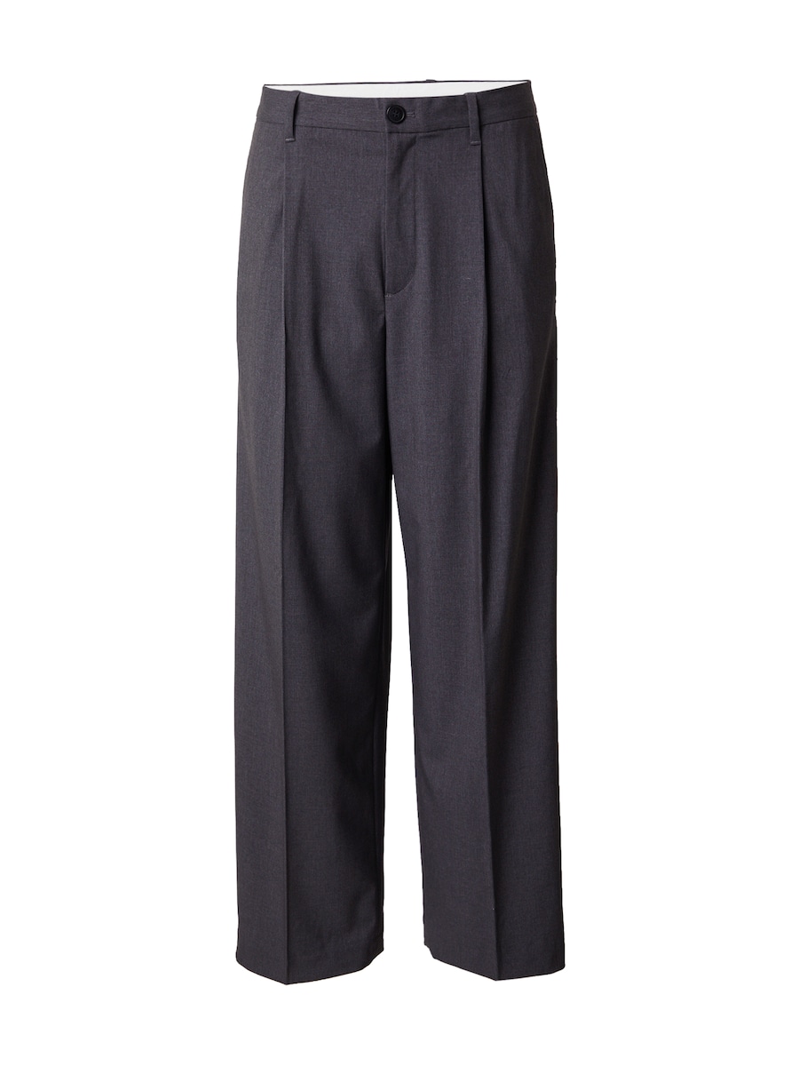 

Свободные плиссированные брюки WEEKDAY Uno, Mottled Black