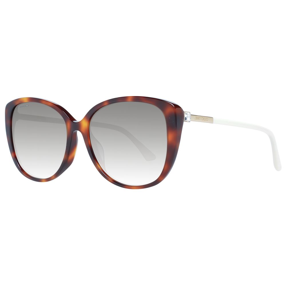 

Коричневые женские солнцезащитные очки Jimmy Choo Eyewear