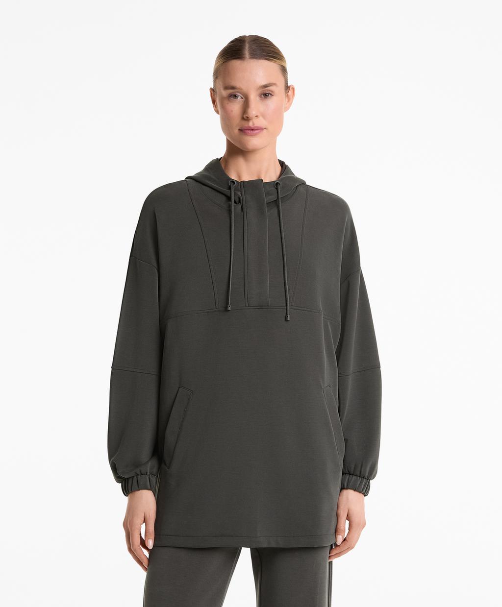 

Толстовка оверсайз с модальными Oysho, цвет Dark Lead Grey