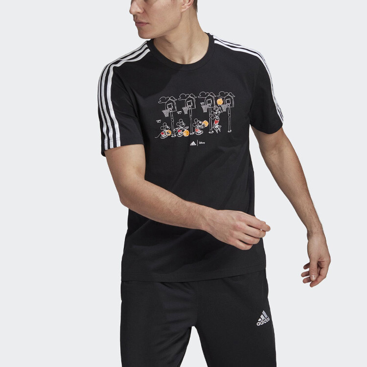 Disney X Футболка мужская черная Adidas, черный — фото 3