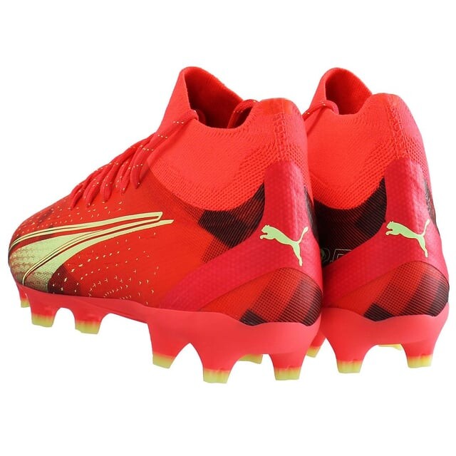 Красные мужские футбольные бутсы Ultra pro fg/ag Puma, красный — фото 3