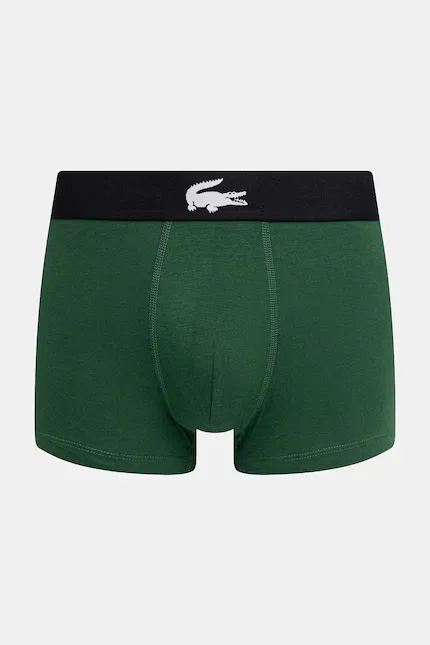 Боксеры мужские хлопковые 3 шт Lacoste, черный — фото 3