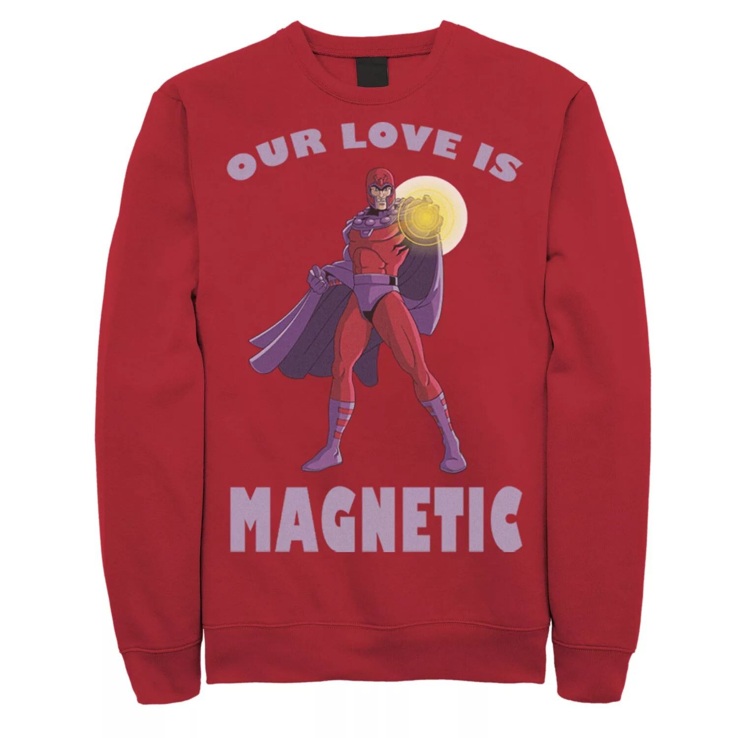 

Мужской свитшот на День святого Валентина Marvel Magnetic Love Licensed Character