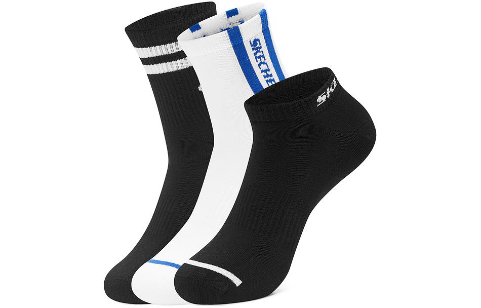 

Носки гольф Unisex 3 пары Skechers, 3 упаковки (Угольно-черный/Ярко-белый/Угольно-черный/036Y)