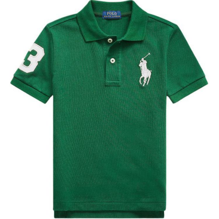 

Детская футболка поло SS24 Nouveau Forest Green Polo Ralph Lauren