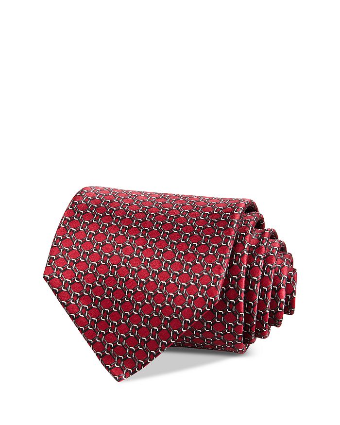 

Галстук с классическим принтом Link The Men's Store at Bloomingdale's, красный
