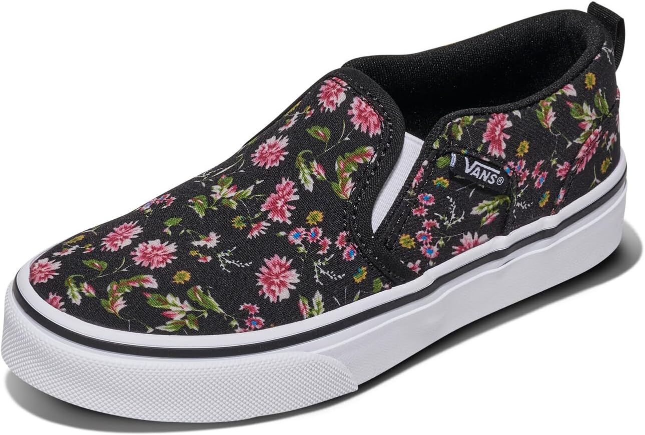 

Кеды Vans Asher без шнурков для детей и подростков, черный