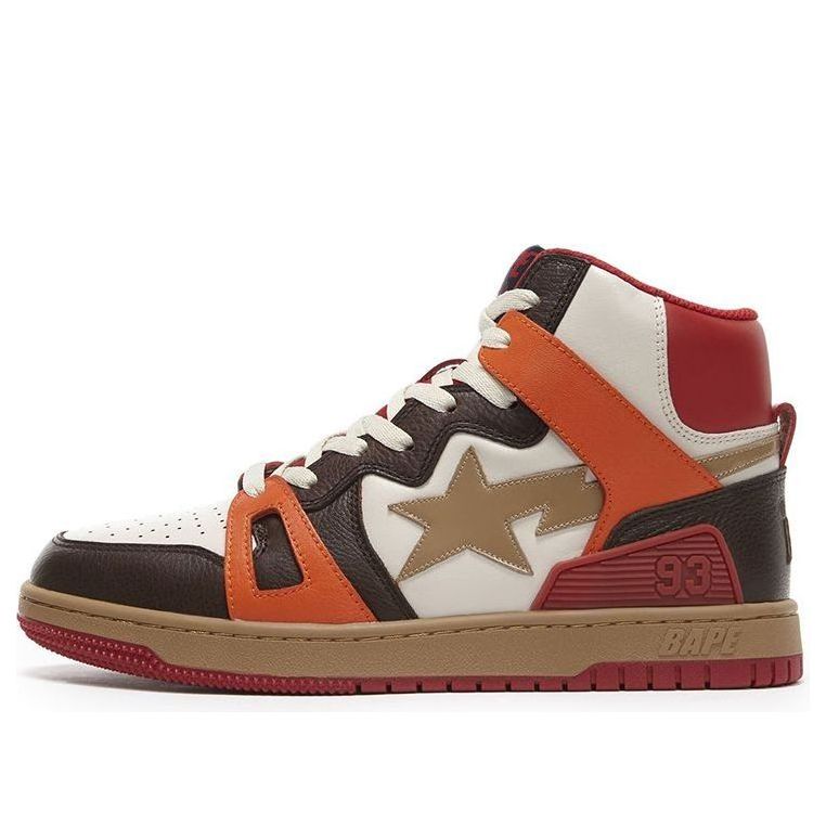 

Кроссовки A Bathing Ape Sta 93 Hi, коричневый