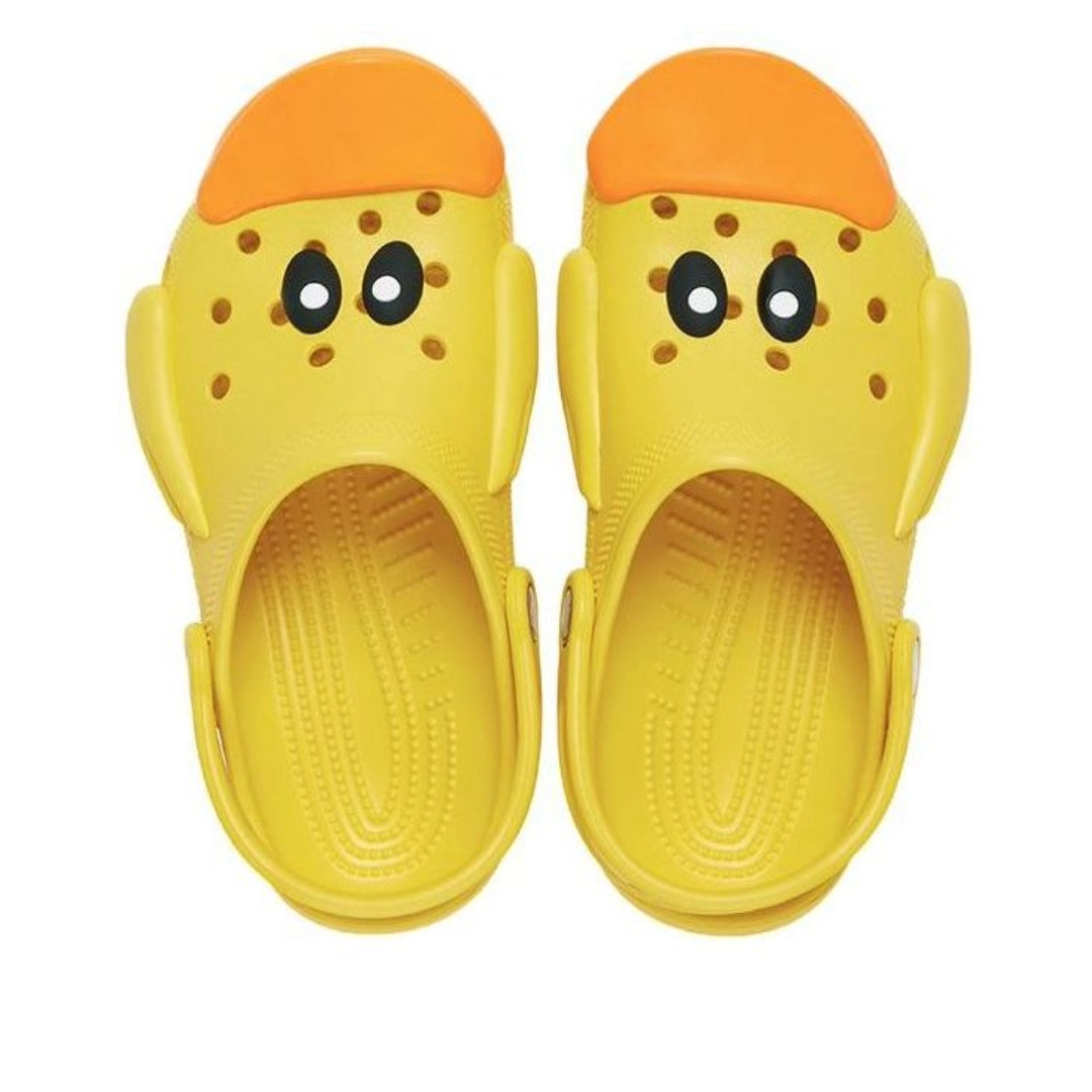 Тапочки (GS) Crocs Classic Duck Clags 'Yellow Orange' 210193-75Y, желтый — фото 3
