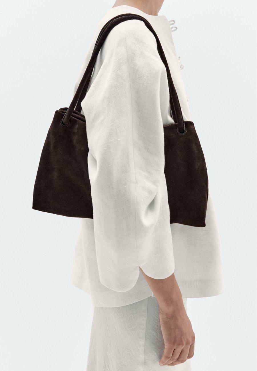 

Сумка Massimo Dutti MEDIUM WITH COMPARTMENTS, Dark Brown