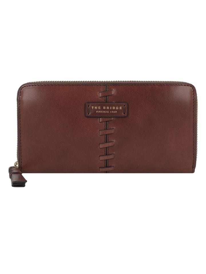 

Кошелек The Bridge Febe Geldbörse RFID Schutz Leder 13.5 cm, цвет marrone
