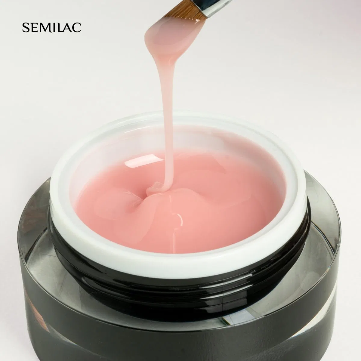Гель для наращивания ногтей Semilac Pink Milk Semilac, Pink Milk — фото 3