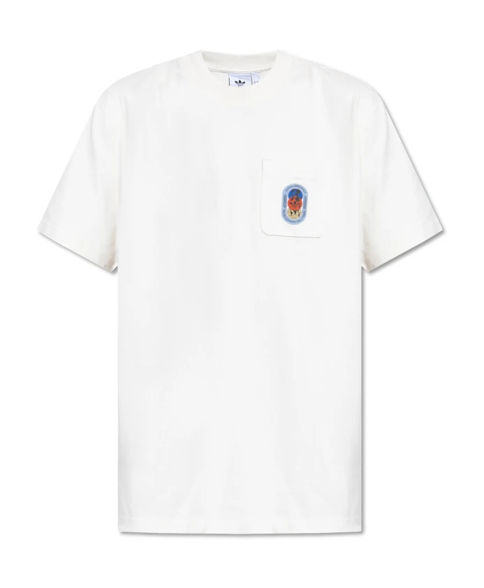 

Футболка с карманом Adidas Originals, бежевый