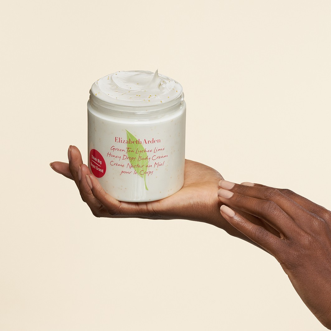 Крем для тела green tea lychee lime honey drops body cream Elizabeth Arden, объем 500 мл — фото 3